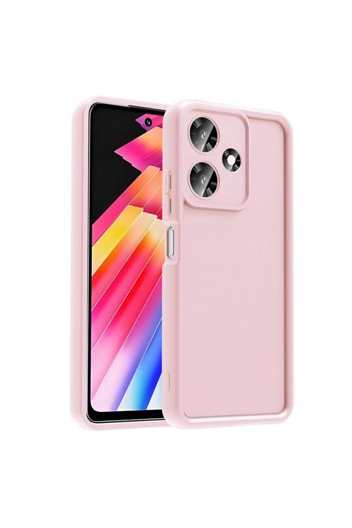 İnfinix Hot 30 Kılıf Kamera Korumalı Kth Ananas Kapak - Pembe
