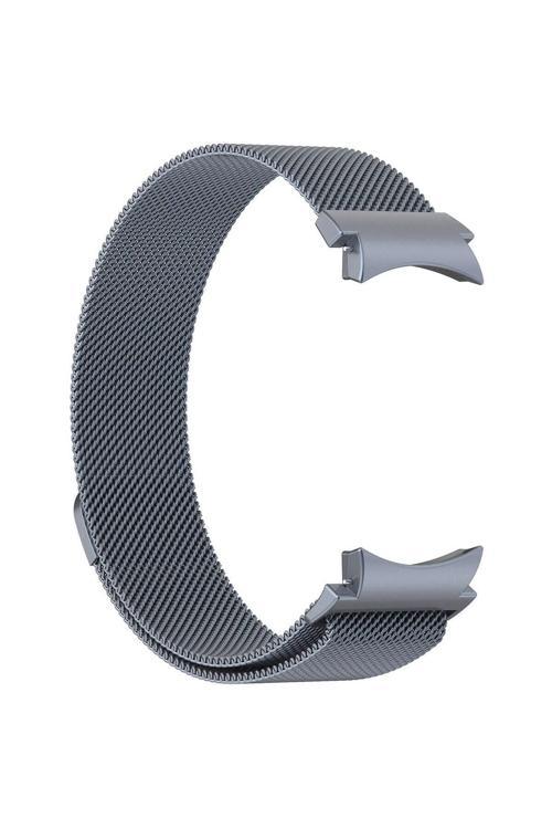 Galaxy Watch 6 40Mm Uyumlu Krd-01 Metal Zore Kordon-Gri