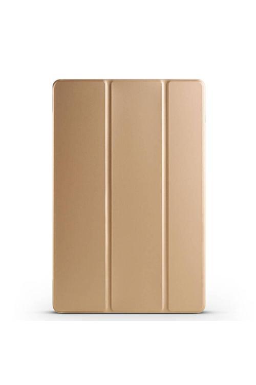 Galaxy Tab S9 Fe Plus Uyumlu Zore Smart Cover Standlı 1-1 Kılıf-Gold