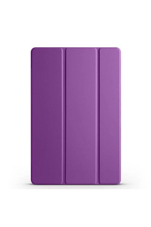 Galaxy Tab A9 Uyumlu Zore Smart Cover Standlı 1-1 Kılıf-Mor