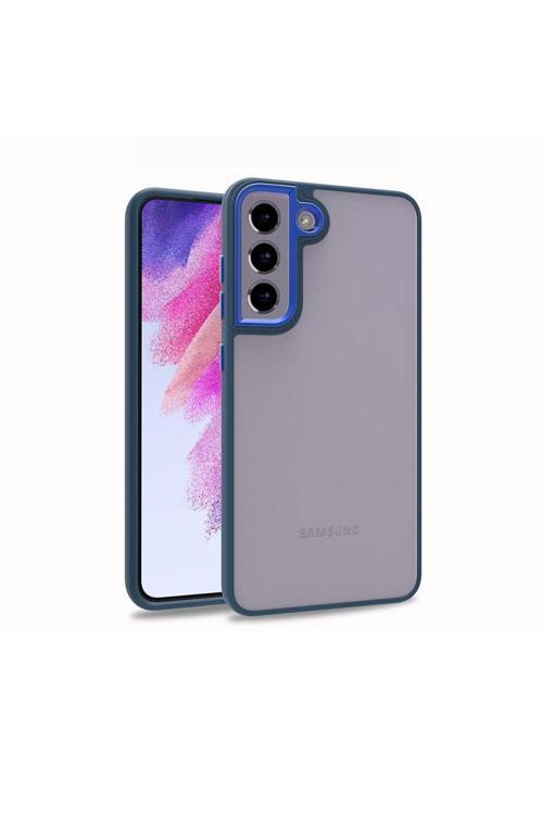 Galaxy S21 Fe Uyumlu Zore Flora Kılıf-Mavi