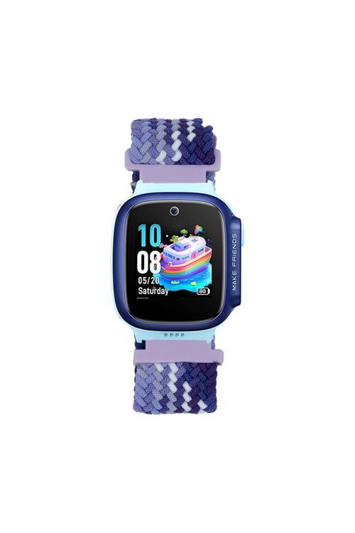Huawei Gt4 41Mm Zore Krd-139 18Mm Çocuklara Özel Örgü Kordon - Mor