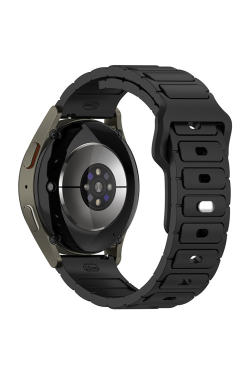 Galaxy Watch 46Mm Zore Krd-132 22Mm Silikon Kordon Strap Kayış - Siyah
