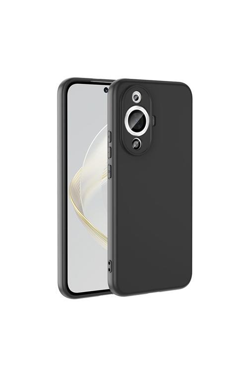 Huawei Nova 12S Uyumlu Kılıf Zore Mara Lansman Kapak-Siyah