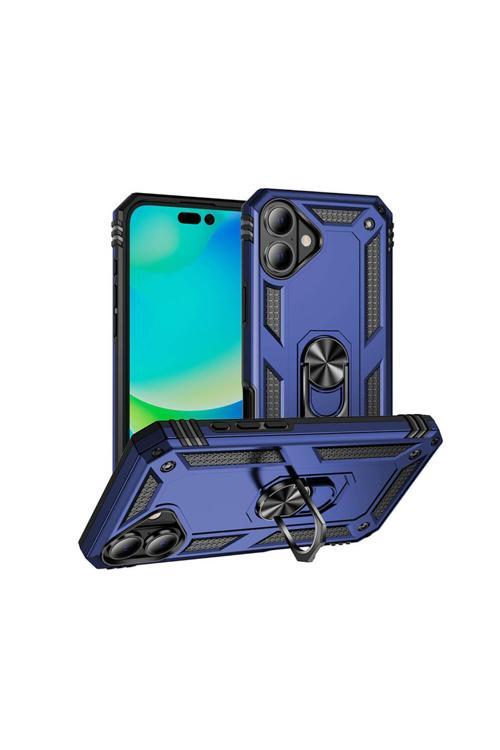 Apple İphone 16 Kılıf Zore Vega Kapak-Mavi