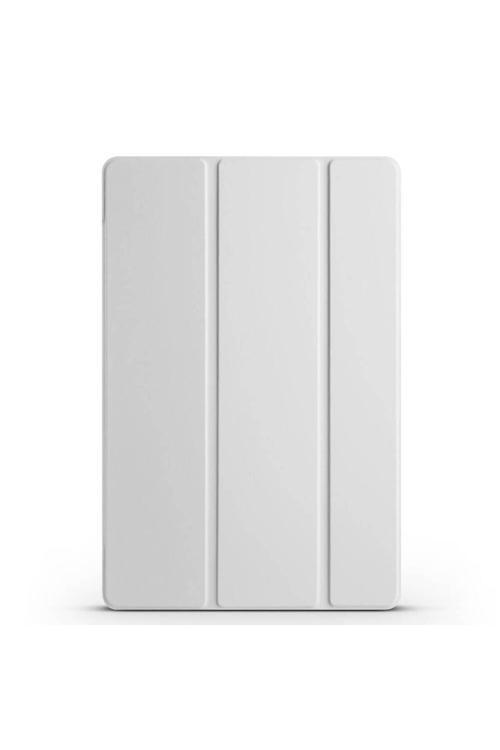 Galaxy Tab S9 Fe Plus Uyumlu Zore Smart Cover Standlı 1-1 Kılıf-Gri