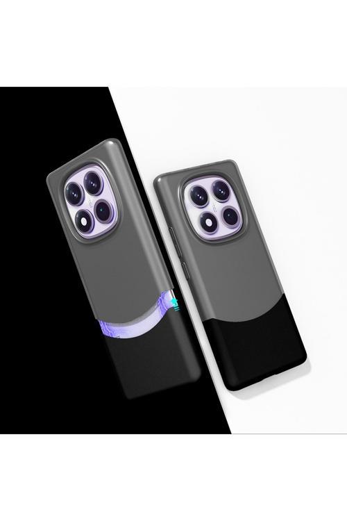 Redmi Note 14 Pro 5G Kılıf Mıknatıslı Rglc Duble Kapak - Siyah