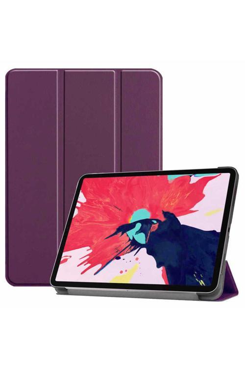 İpad Air 11 2025 M3 Smart Cover Standlı 1-1 Kılıf - Mor