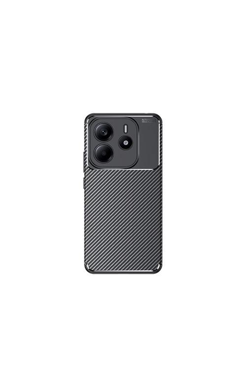 Xiaomi Redmi Note 14 Kılıf Zore Negro Silikon Kapak - Siyah