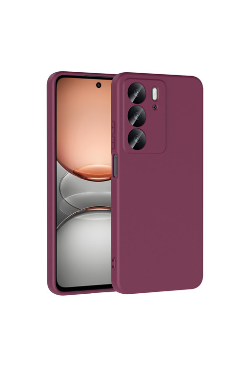 Realme C75 Kılıf Kth Mara Lansman Kapak - Koyu Mor