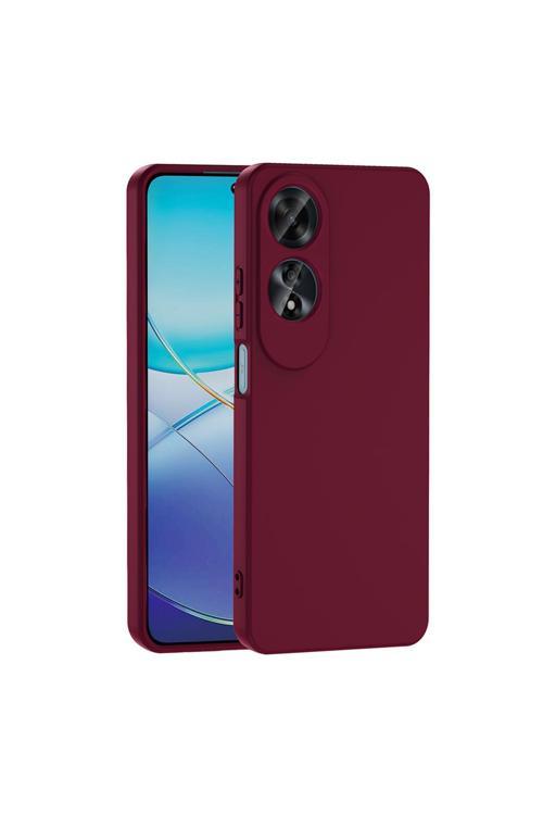 Oppo A60 Uyumlu Zore Mara Lansman Kapak-Koyu Mor