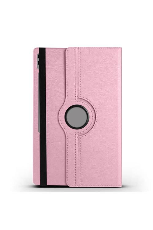 Galaxy Tab S9 Ultra Sm-X910 Uyumlu Zore Dönebilen Standlı Kılıf-Pembe