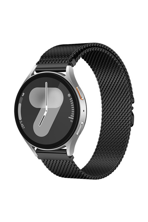 Galaxy Watch 3 45Mm Kth Krd-25 Metal Hasır Kordon - Siyah