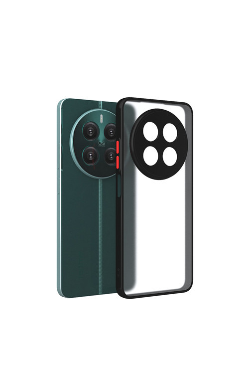 Realme 12 Kılıf Zore Hux Kapak - Siyah