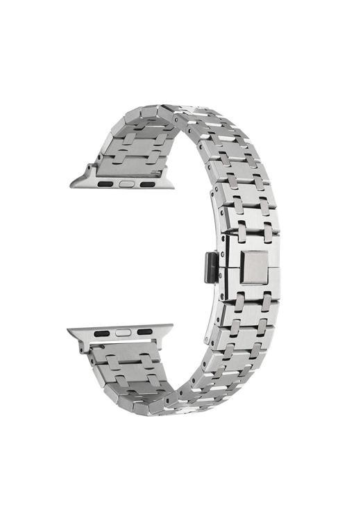 Watch 42Mm Uyumlu Krd-83 Metal Fzd Kordon-Gümüş