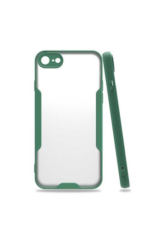 İphone Se 2022 Uyumlu Zore Parfe Kılıf-Koyu Yeşil
