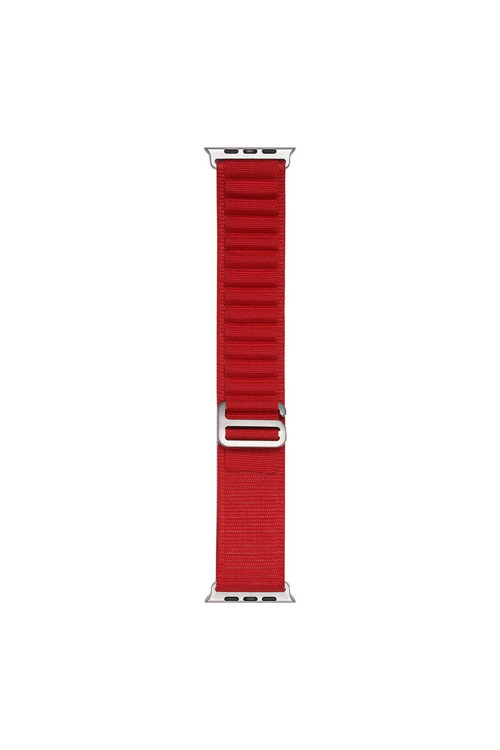 Watch 42Mm Clo- Band-74 Hasır Kordon-Kırmızı