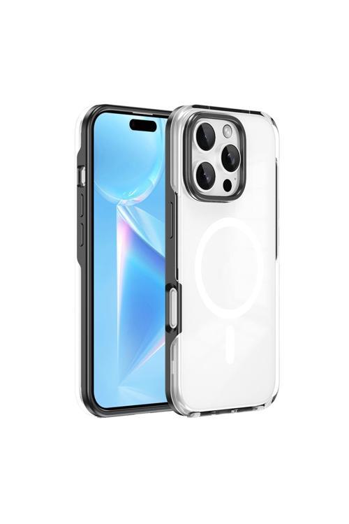 İphone 16 Pro Uyumlu Magsafe Şarj Özellikli Çıkarılabilir Arka Yüzeyli Polar Kapak