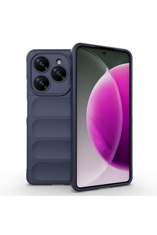 Tecno Spark 20 Pro 4G Kılıf Esnek Tpu Oyuklu Arka Yüzey Tasarımlı Kth Etnik Silikon Kapak - Laciver