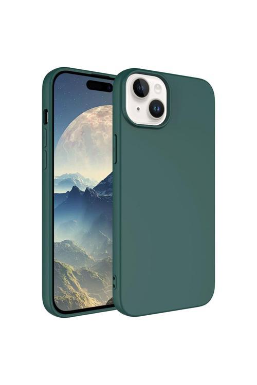 İphone 15 Uyumlu Zore Lsr Lansman Kılıf-Koyu Yeşil