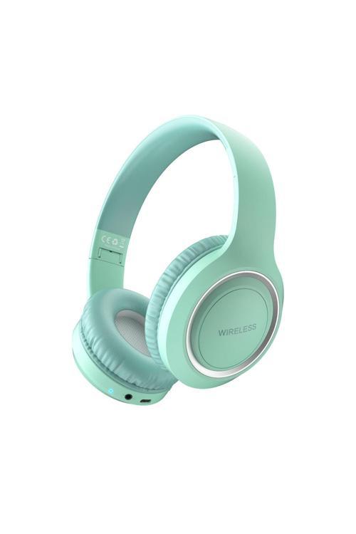 Uıd-10 Ayarlanabilir Ve Katlanabilir Kulak Üstü Bluetooth Kulaklık-Yeşil