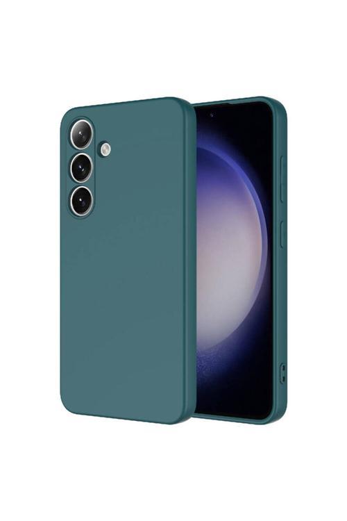Galaxy S24 Plus Uyumlu Zore Mara Lansman Kılıf-Koyu Yeşil