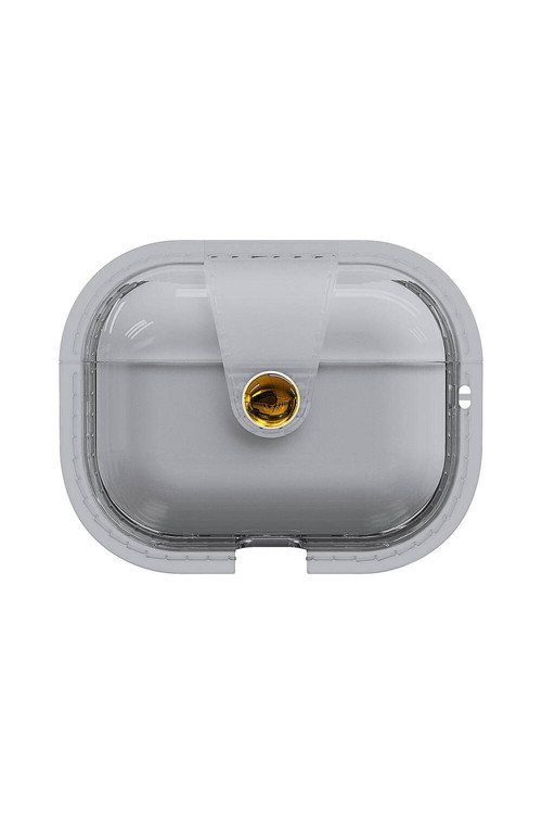 Air-Pods Pro Zore Airbag 33 Darbelere Karşı Dayanıklı Magnetik Kılıf-Gri