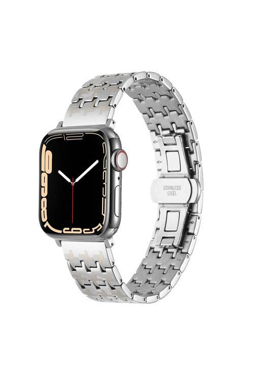 Watch 7 45Mm Uyumlu Krd-86 Metal Zore Kordon-Gümüş