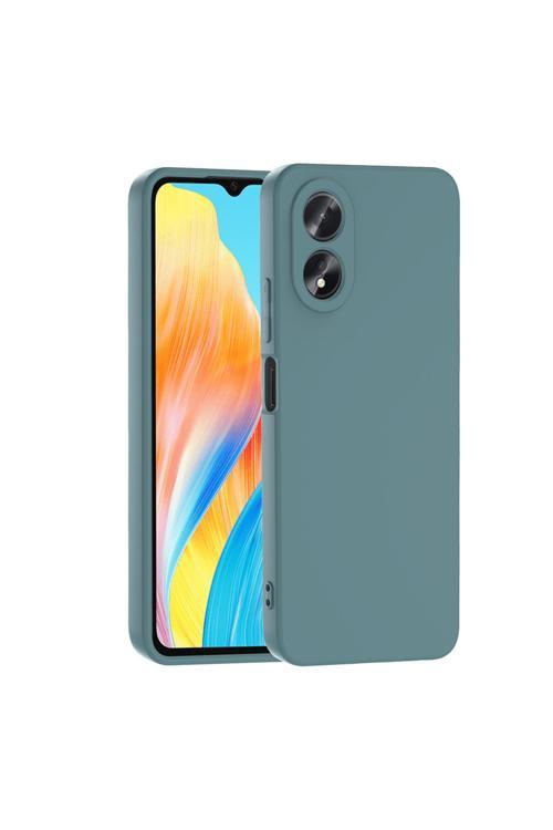 Oppo A38 Uyumlu Zore Mara Lansman Kapak-Koyu Yeşil