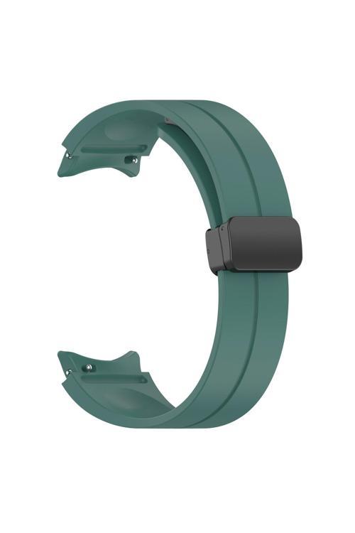 Galaxy Watch 4 40Mm Uyumlu Krd-84 Uyumlu Zore Kordon Koyu Yeşil