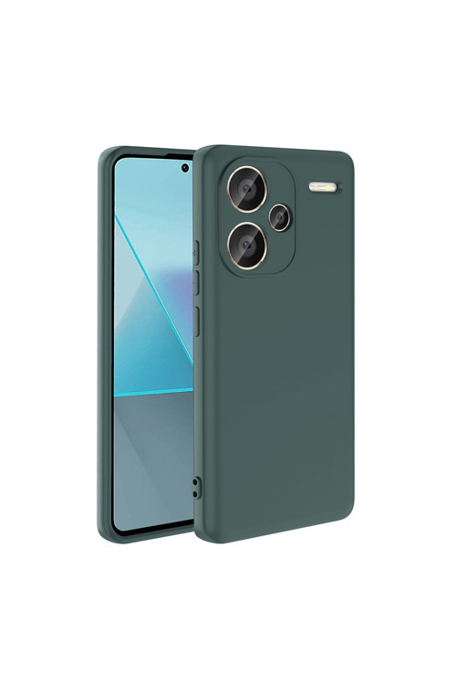 Xiaomi Redmi Note 13 Pro Plus 5G Uyumlu Kılıf Zore Mara Lansman Kapak-Koyu Yeşil