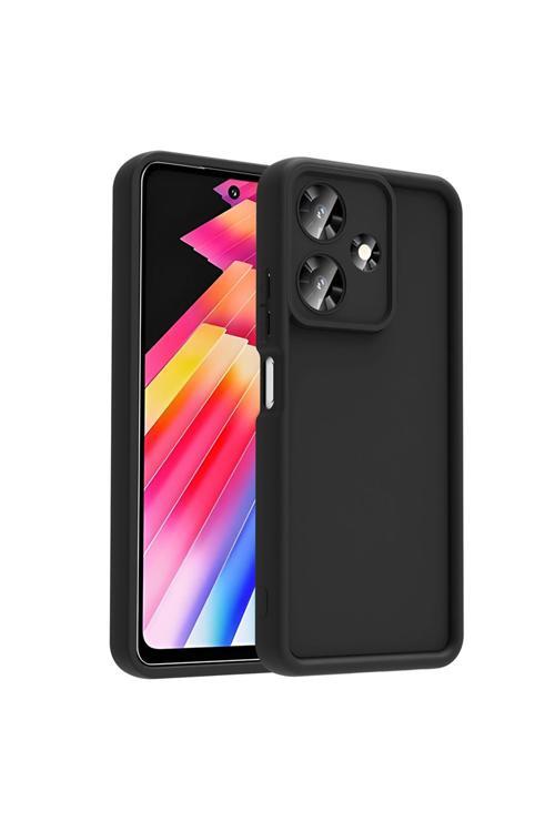 İnfinix Hot 30 Kılıf Kamera Korumalı Bbs Ananas Kapak - Siyah
