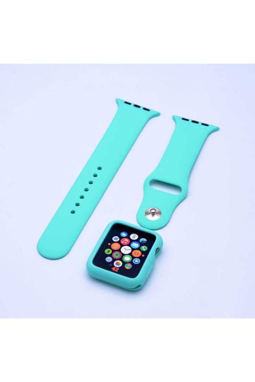 Watch 42Mm Uyumlu 3 İn 1 Klasik Zore Kordon-Yeşil