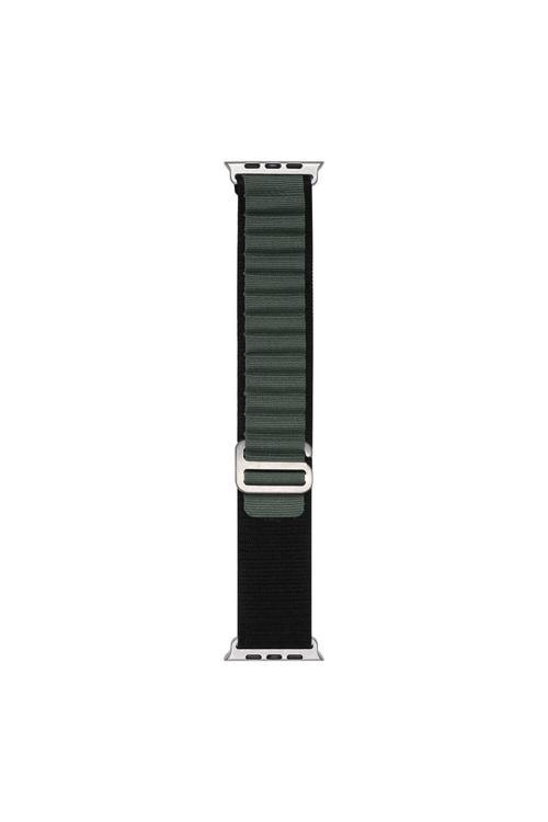Watch 40Mm Clo Band-74 Hasır Kordon-Siyah-Yeşil