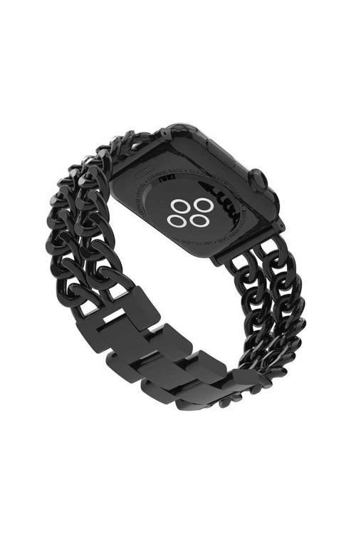 Watch Ultra 49Mm Kordon Cowboy Metal Strap Kayış Clo- Siyah