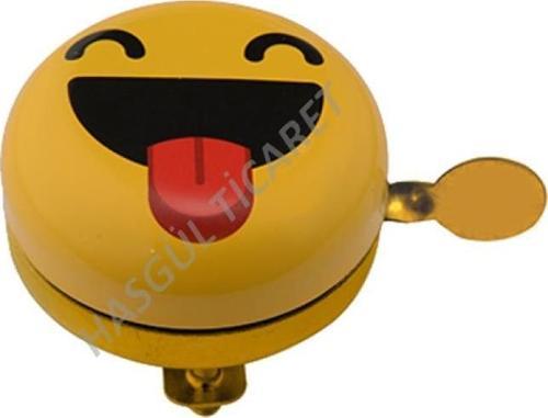 Bisiklet Sarı Yüksek Sesli Metal Emoji P Gülüçük Yüz Zil Bisiklet Aksesuar İkaz Zil146