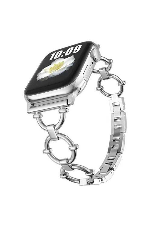 Watch 40Mm Uyumlu Krd-56 Metal Zore Kordon-Gümüş