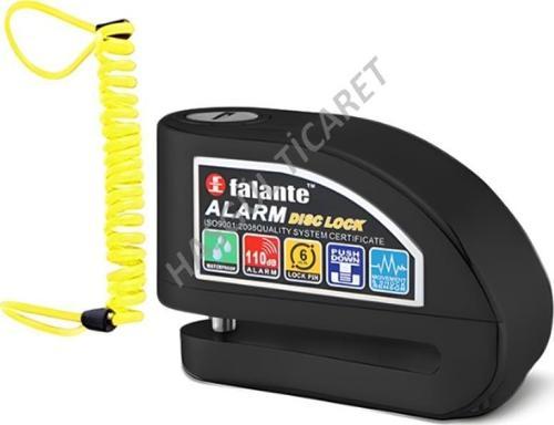 Bisiklet Scooter Motorsiklet Alarmlı 110db Dısc Kilidi Kablolu Su Gecirmez KLT801