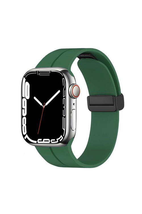 Watch 42Mm Uyumlu Krd-84 Uyumlu Frm Kordon Koyu Yeşil