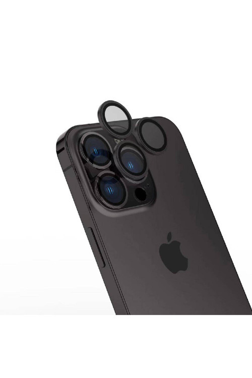 İphone 15 Pro Max Uyumlu Cl-15 Parmak İzi Bırakmayan Anti-Refcloive Kamera Koruyucu-