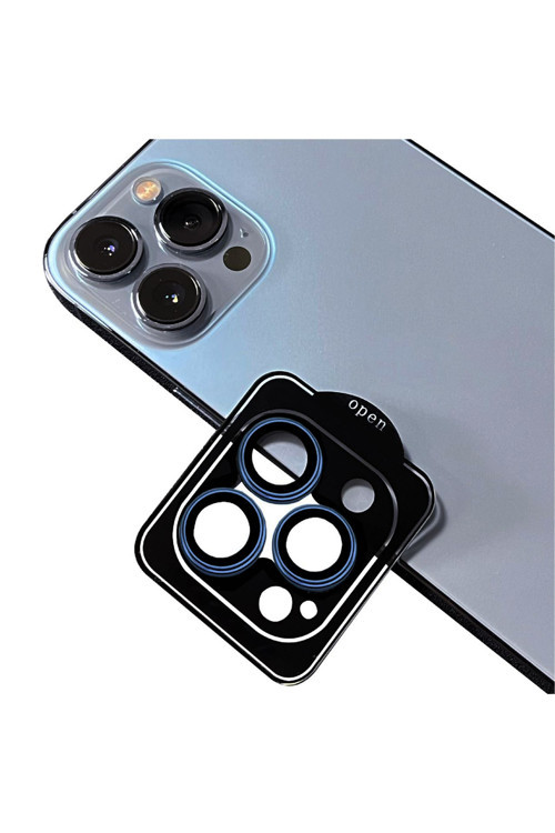 İphone 12 Pro Max Uyumlu Zore Cl-11 Safir Parmak İzi Bırakmayan Anti-Refcloive Kamera Clo Kor