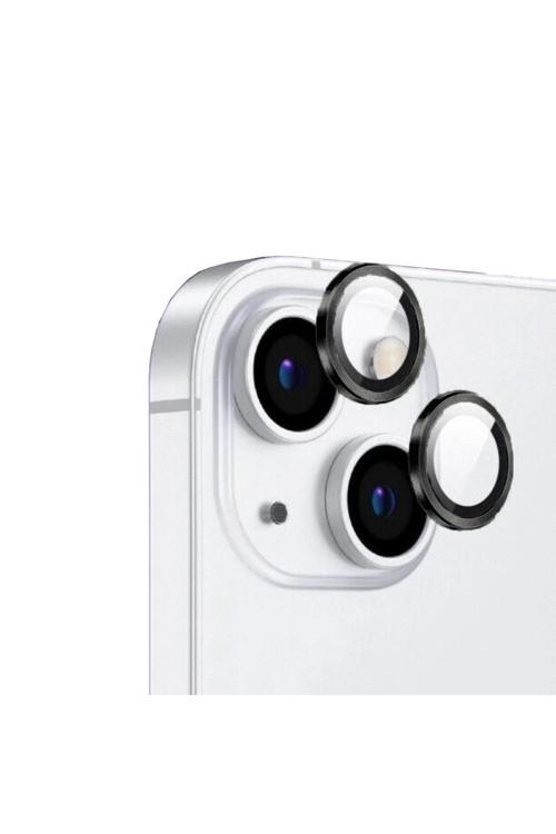 İphone 14 Plus Uyumlu Zore Cl-12 Premium Safir Parmak İzi Bırakmayan Anti-Refcloive Kamera Len