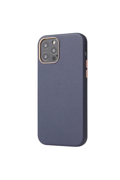 İphone 12 Pro Max Uyumlu Eyzi Kılıf-Lacivert