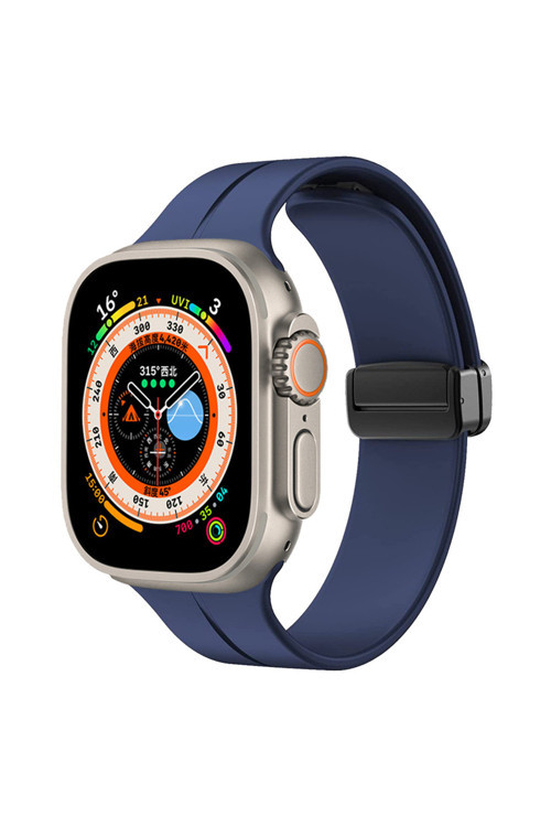 Watch Ultra 49Mm Uyumlu Krd-84 Uyumlu Kordon Lacivert