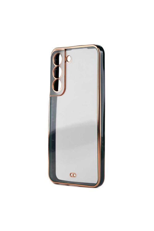 Galaxy S21 Fe Uyumlu Zore Voit Clear Kılıf-Yeşil