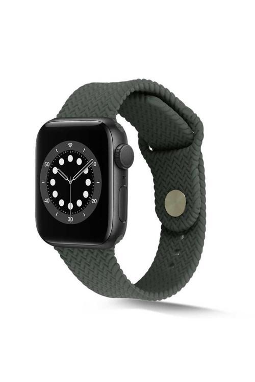 Watch 44Mm Krd-37 Uyumlu Zore Kordon-Koyu Yeşil
