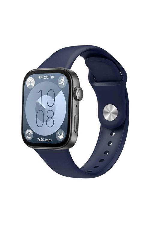 Huawei Watch Fit 3 Krd-11 22Mm Silikon Kordon-Mavi
