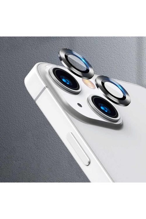 İphone 13 Uyumlu Zore Cl-04 Kamera Pat Koruyucu-Gri