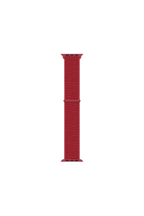 Watch 7 41Mm Kordon Band-03 Serisi Hasır Strap Kayış-Kırmızı