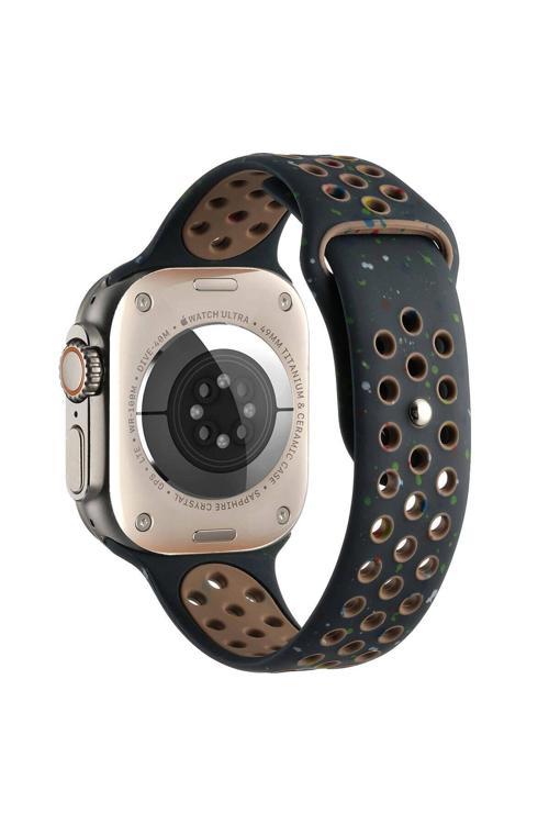 Watch 44Mm Kordon Yeni Seri 2023 Krd-02 Uyumlu Strap Kayış Clo- Siyah